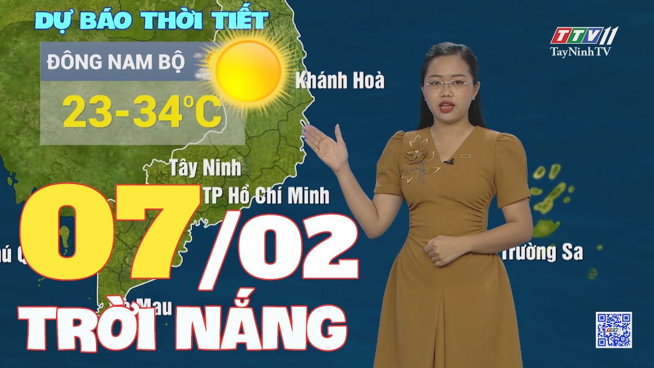 Bản tin thời tiết 07-02-2024 | TayNinhTVEnt